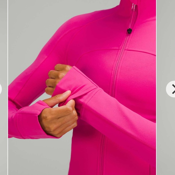 (6) Lululemon Cropped Define Jacket Nulu Sonic Pink Small Crop - Picture 2 of 14